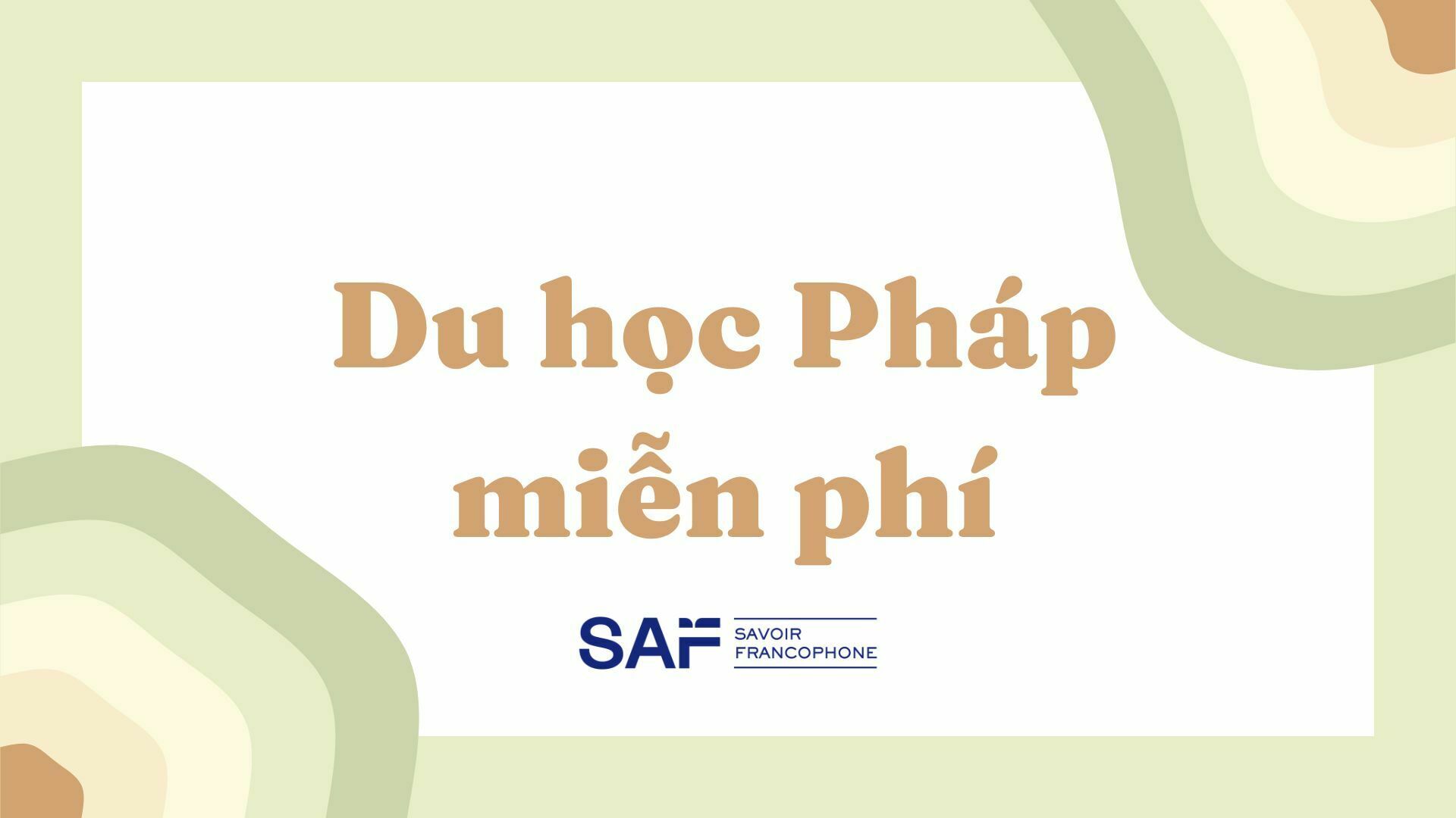 Du học Pháp miễn phí: Các loại học bổng du học Pháp